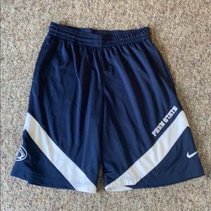 Sz Lg Nike Dri-fit Penn State Basketball Shorts